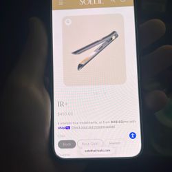 Soleil Infrared Flat Iron Black