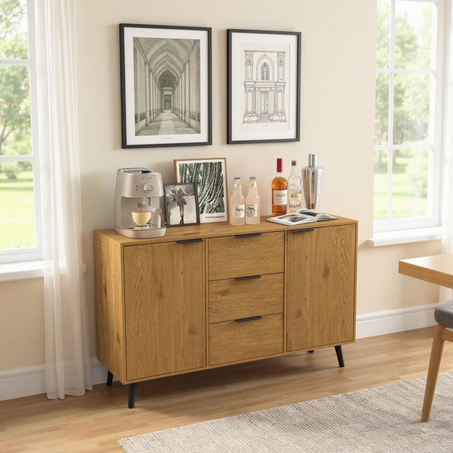 Zurich Sideboard Buffet Cabinet with Storage