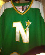 Like new ALL stitched Minnesota north stars hockey jersey excellent condition size 52 $55 o.b.o
