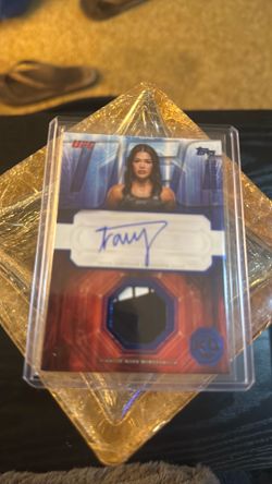 Tracy Cortez Topps Knockout Fighter Worn Patch Auto /50