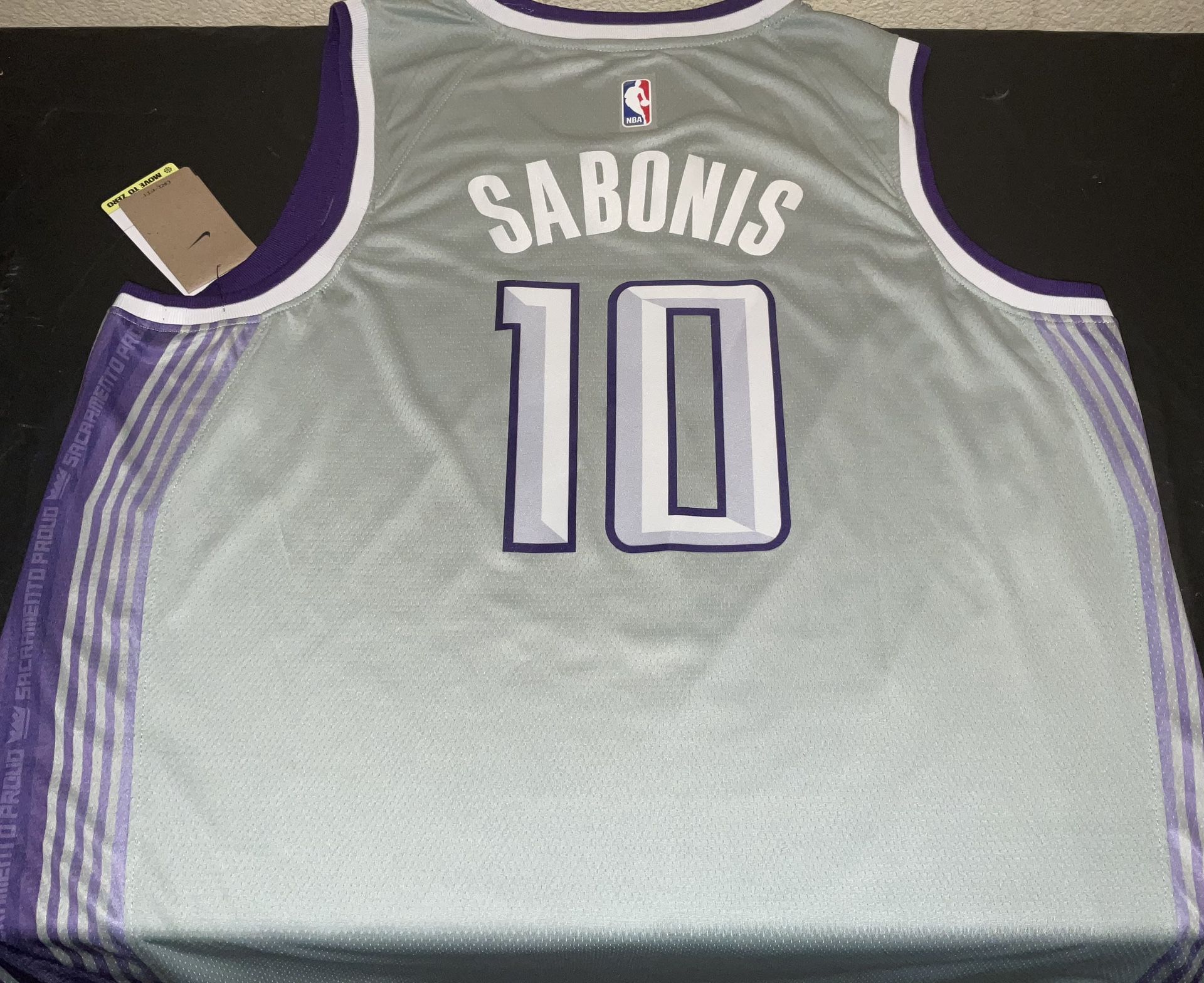 Domantas Sabonis Sacramento Kings Fanatics Branded Fast Break Replica Jersey  - Icon Edition - Purple
