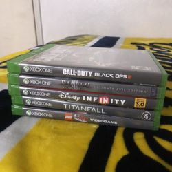 Xbox One Games 7$ Each 25$ All Pack