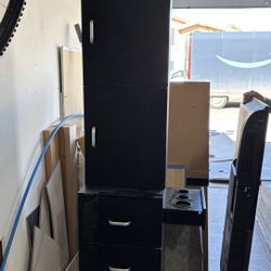 Black Hair Cabinet
