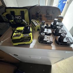 Ryobi Drill & Batteries Combo Set