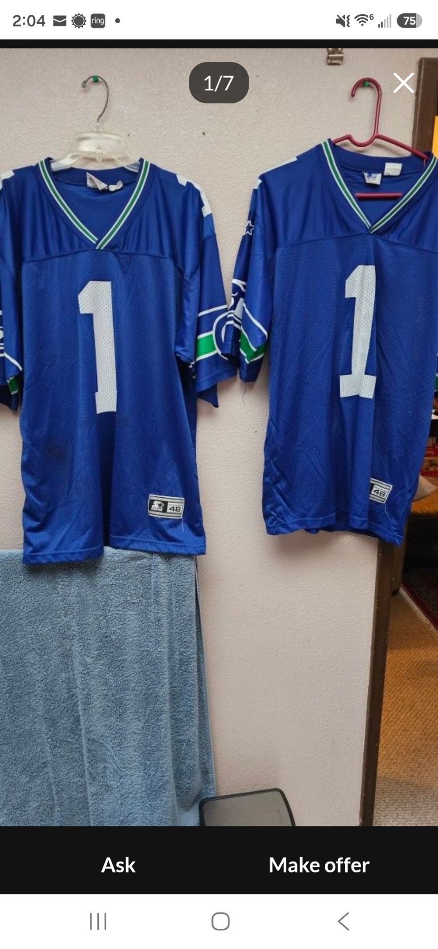 Seahawks jerseys
