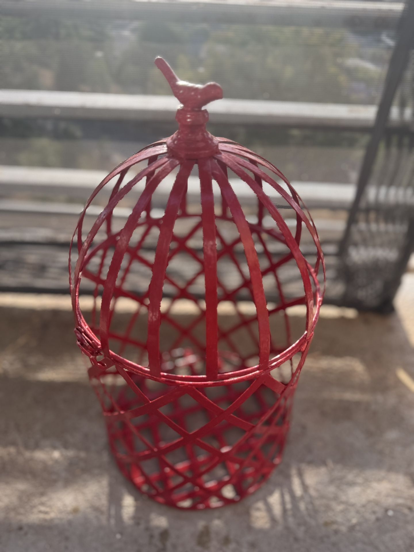 Red Bird Cage