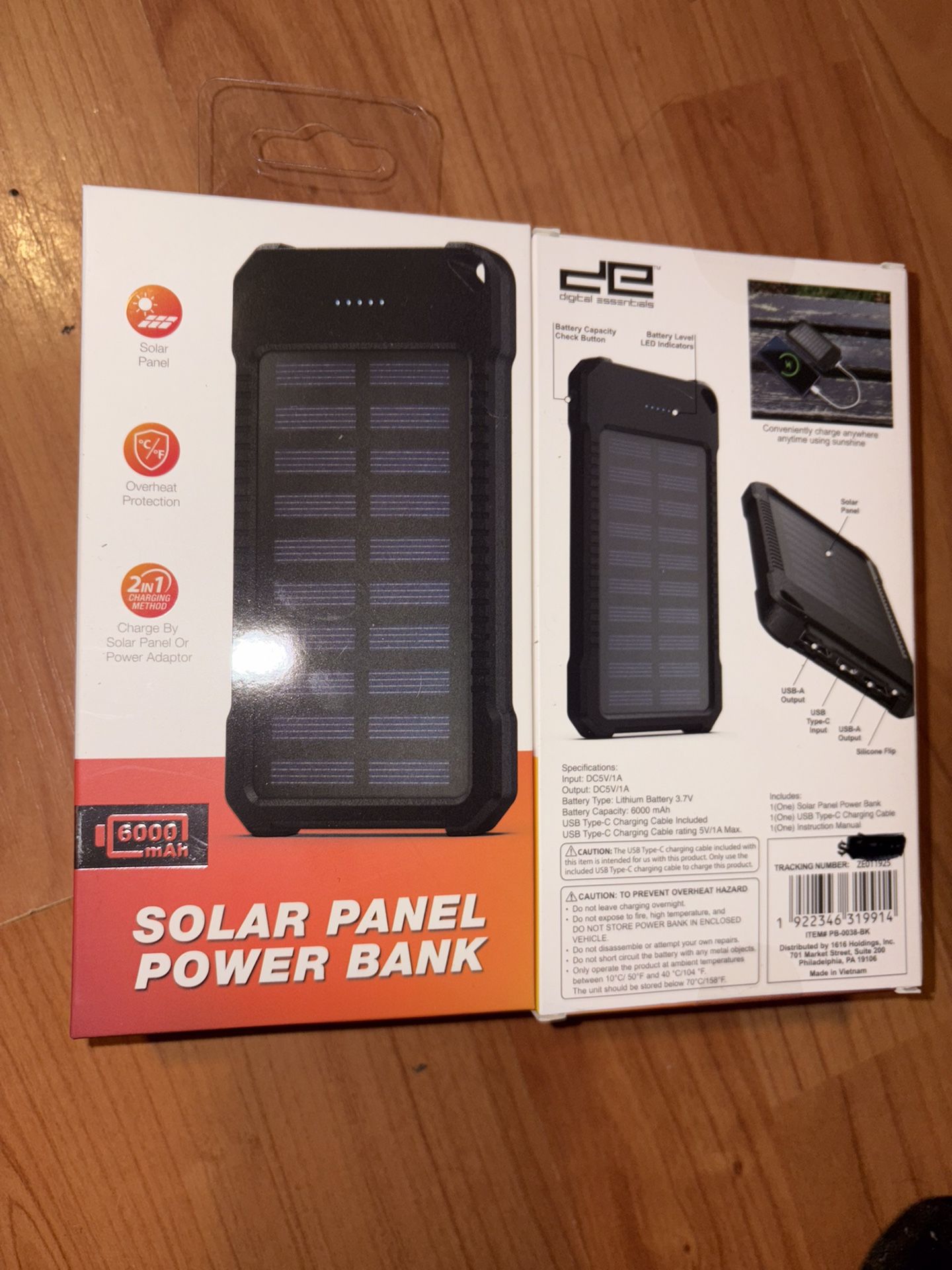 Solar Powered Power bank