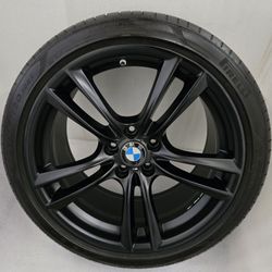 Beautiful 20" Factory BMW 740 750 M Sport Black Wheels Rims Tires OEM 
