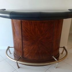 Wood Bar And Stools
