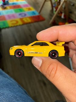 Hot Wheels Nissan Skyline R34 yellow Kroger