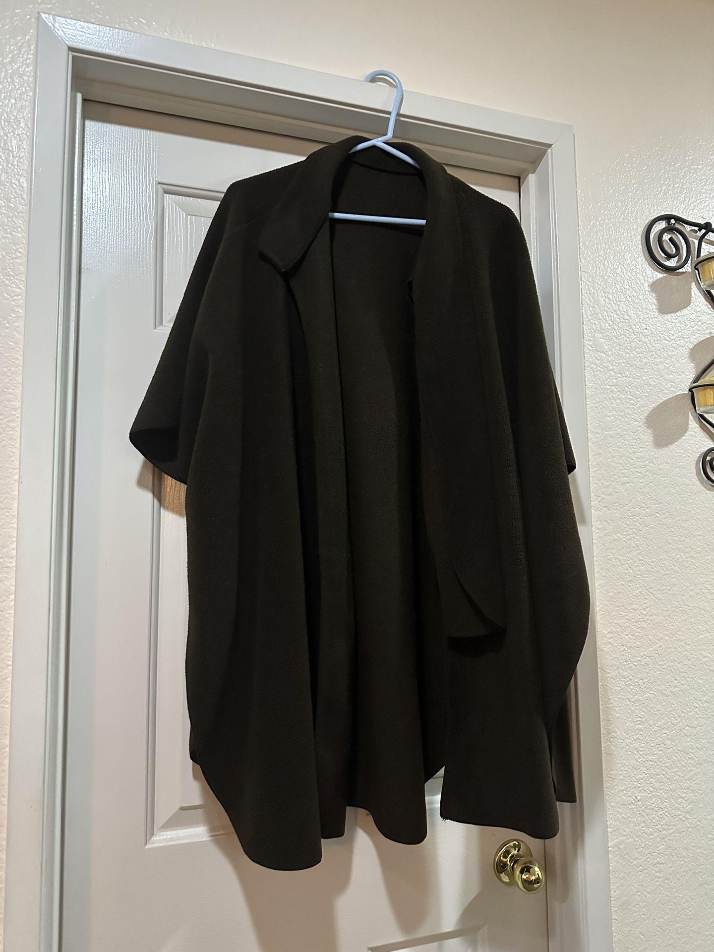 Ladys Brown Poncho