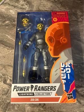 new sealed power rangers zeo cog figure