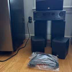 Onkyo Receiver And Speakers HT-R500