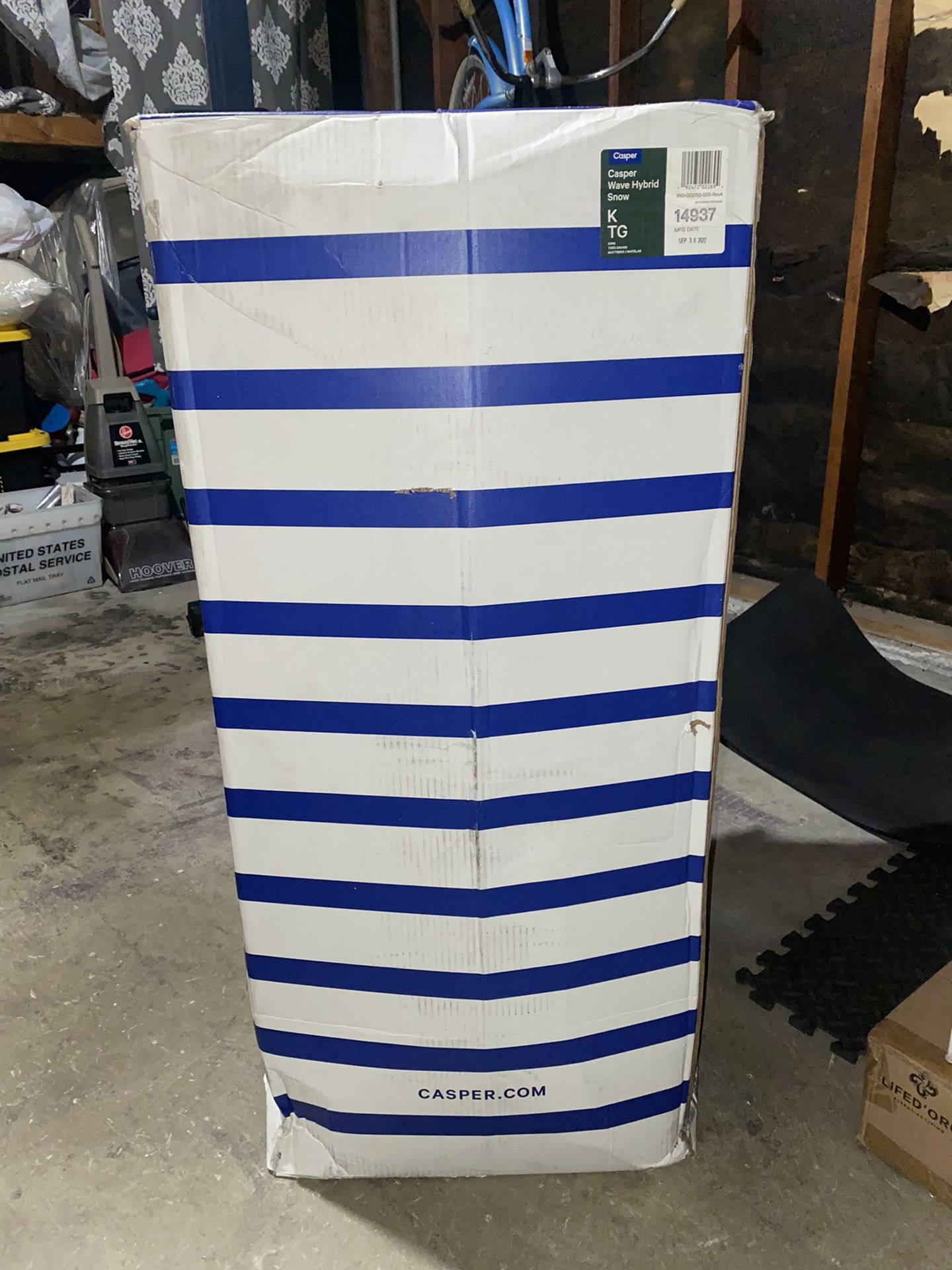 Casper Hybrid Snow Cali King Mattress