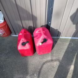 Gas Cans , 2 Large Gas Cans , $ 25
