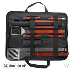 Room Essential 17pcs BBQ Stainless Steel Grill Spatula Set Brand New (Price Is Firm)