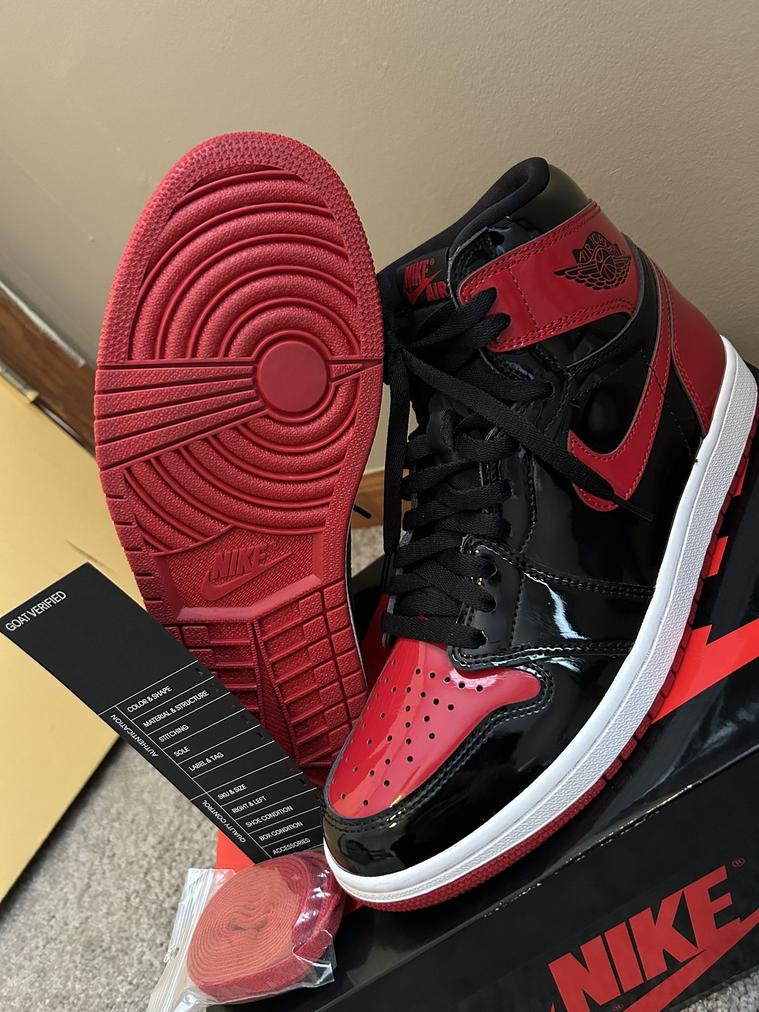 Jordan 1 ‘Patent Bred’
