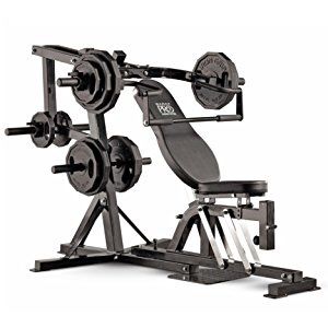 Marcy Pro 4400 Weight Bench w/rack and weights
