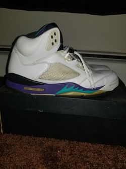 Retro Jordan Grape 5's