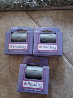 Xyron Creatopia Borderz Cartridges Lot of 3