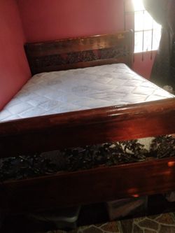 Frame Oakwood Queen Size