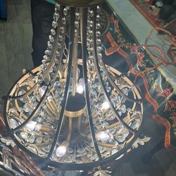 Big Beautiful Metal Chandelier