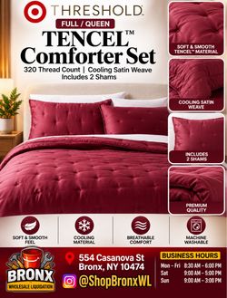 Threshold Tencel Comforter Set Full/Queen