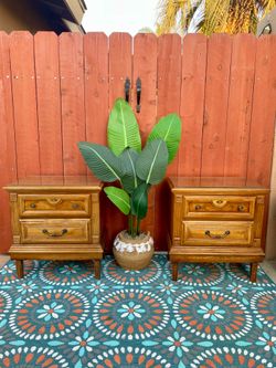 Side Tables Nightstands End Tables Bedroom Furniture Living Room Furniture Mid-Century Modern MCM Antique