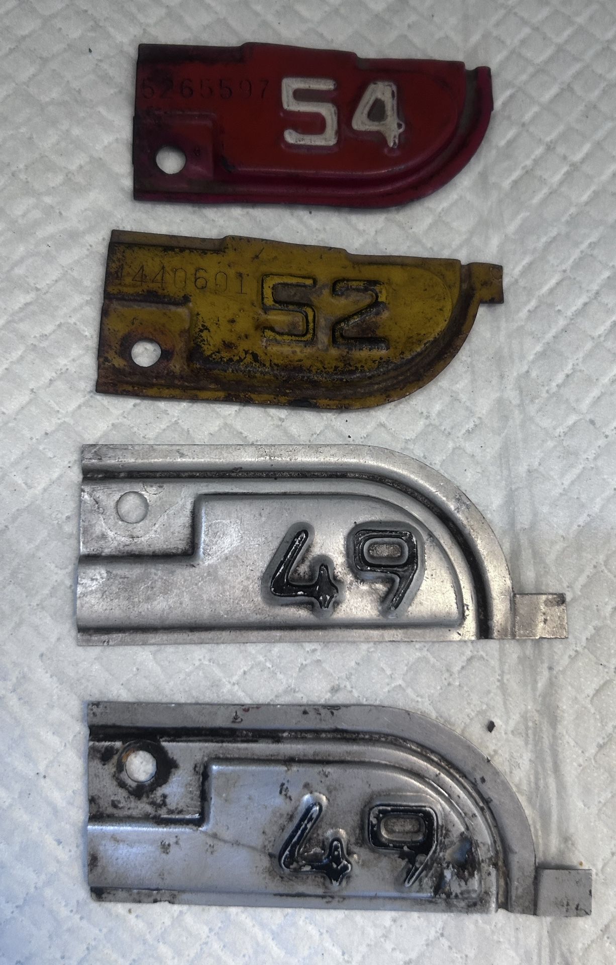 1954 Original California Car Truck YOM License Plate Metal Tag 1951 815