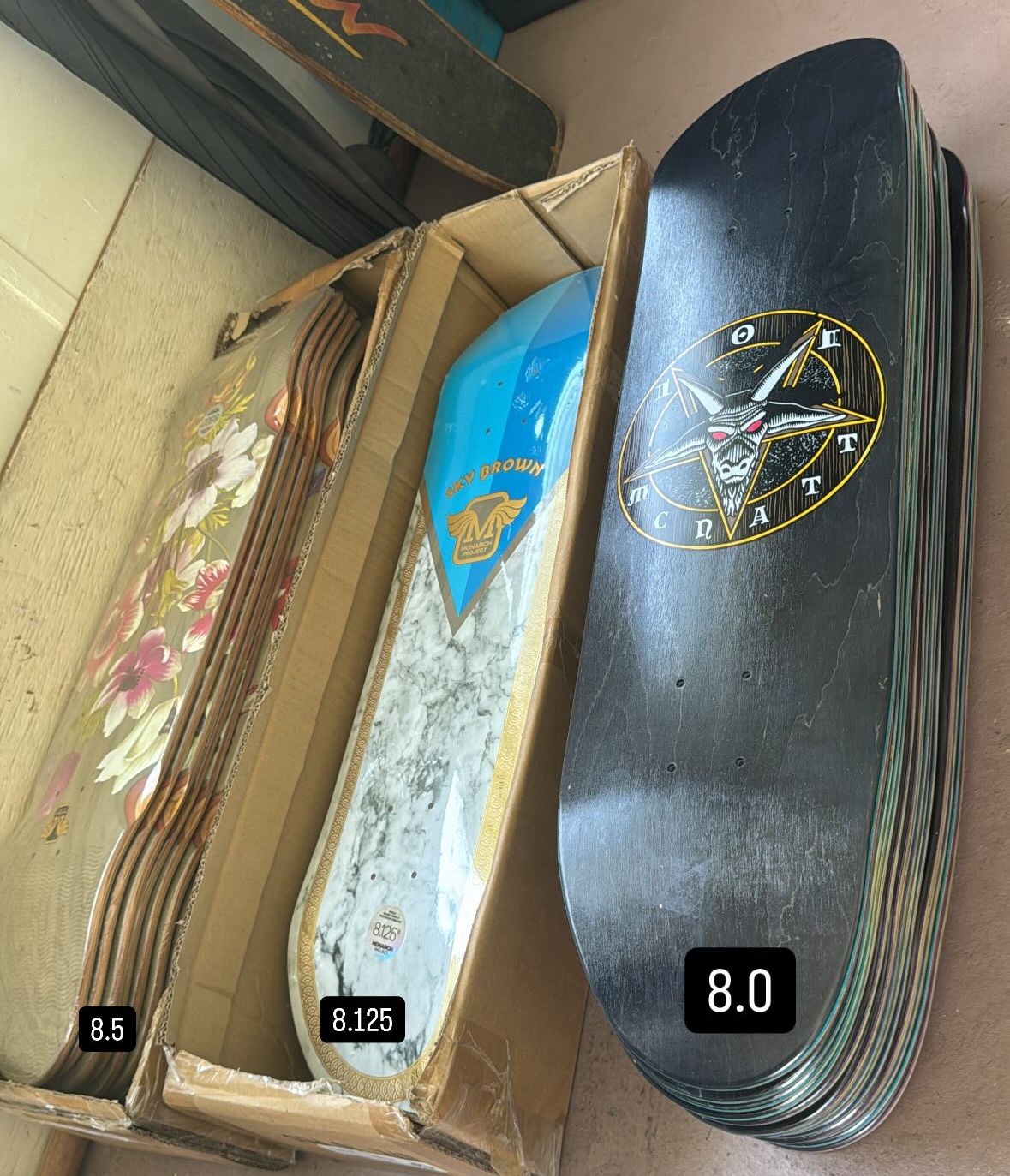 Skateboards 1 for $30 2 for $50