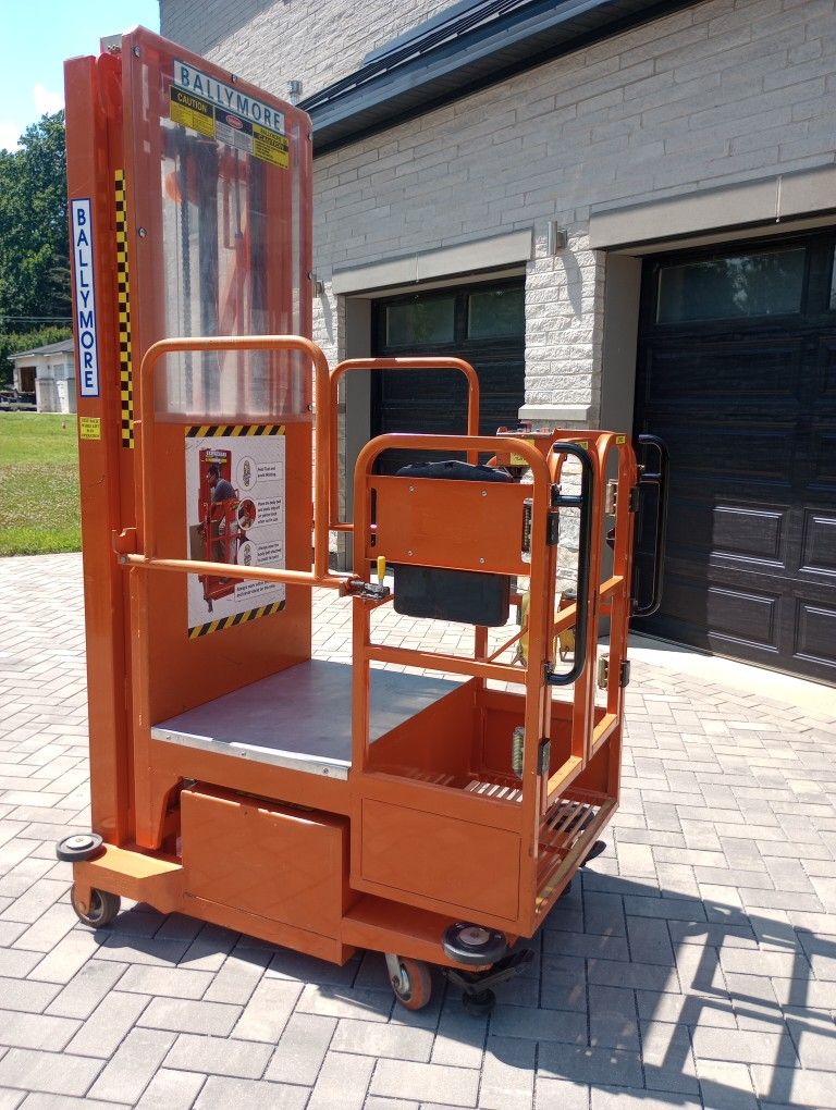 2016 BALLYMORE ORDER PICKER, MAN LIFT,WORK PLATFORM, SCISSOR LIFT