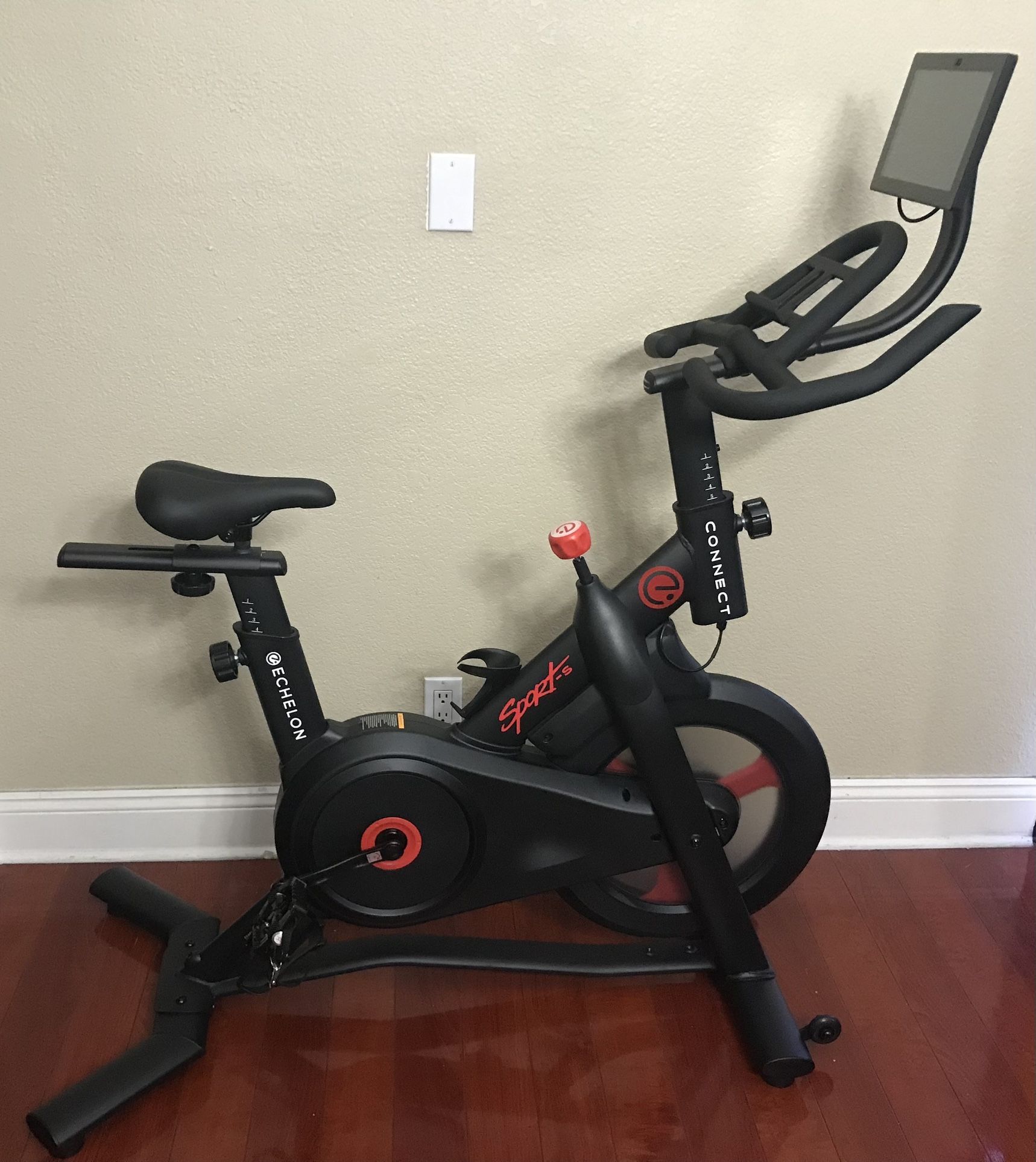 Brand New! “Echelon” Connect Sport-S Exercise Spin Bike + Cover