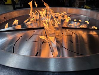 High-end Heavy GFRC Concrete 39'' Sanctuary-2 Firebowl - NG