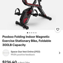 Exercise, stationary bike