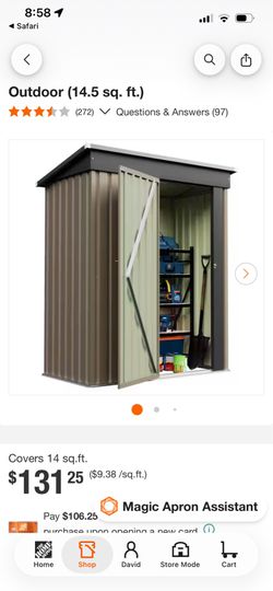 Storage shed