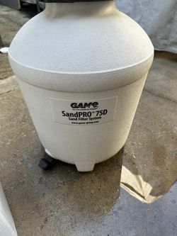 Above ground pool sand filter and skimmer