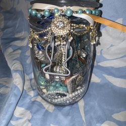 Jewelry Jar 45 Plus Pieces