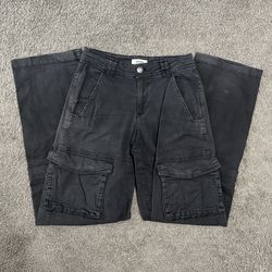 Garage Black Cargo Pants