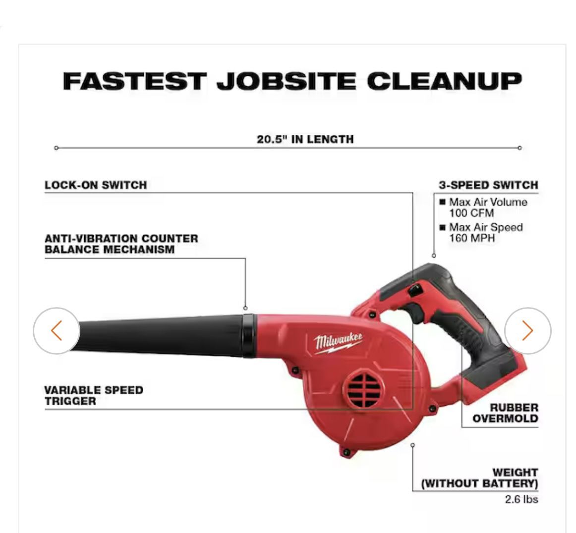 Shop Blower Only M18