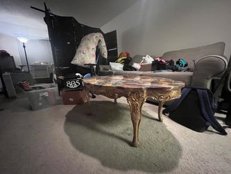 Marble coffee table