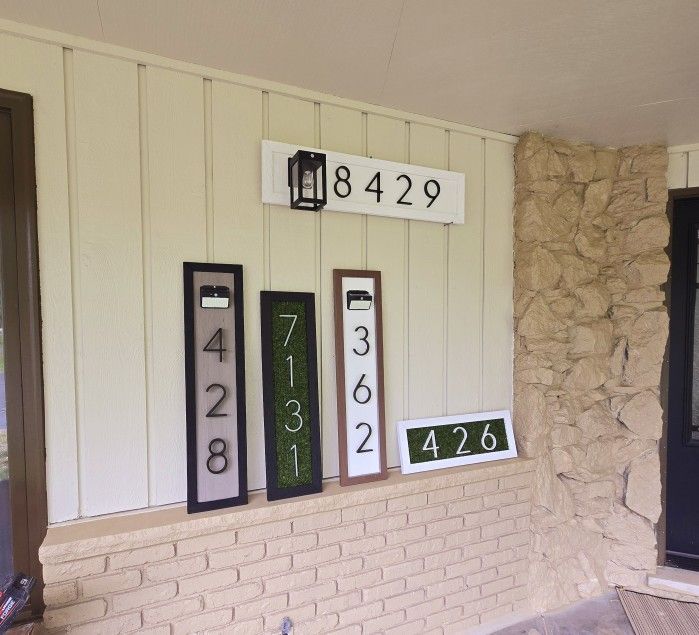 HOUSE PLATE NUMBERS(AVAILABLE NOW)