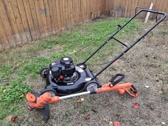 20" Push Mower and electric Weedeater 