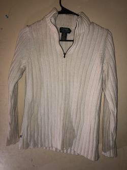NEW! White Ralph Lauren pull over