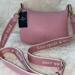 NWT Kate Spade Rosie Crossbody Bag w/ Logo Strap