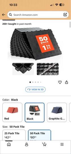 Garage floor tiles