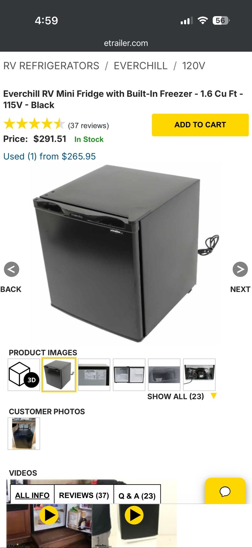 Everchill Mini Fridge