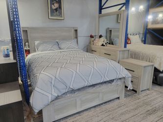 Nuevo Juego De Recamara 🛏 Completa Queen Pagó Inicial Es De $54 no se necesita crédito 💳
