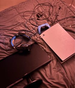 PlayStation 5 with monitor