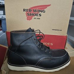 Red Wing Boots Black 6" Moc