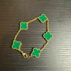 Green/Gold Van Cleef Bracelet 